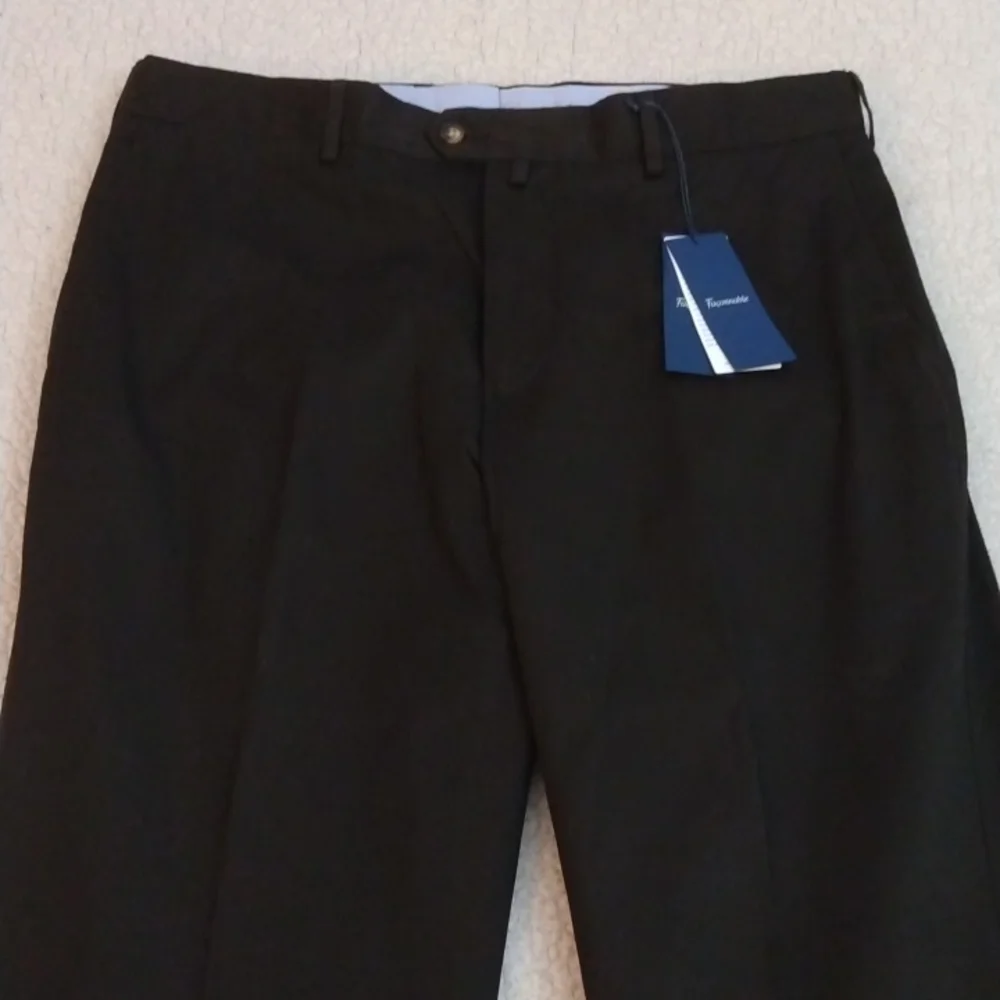 NWT Faconnable Brown Cotton/Wool Pants 36 - 31.5 - Picture 1 of 14